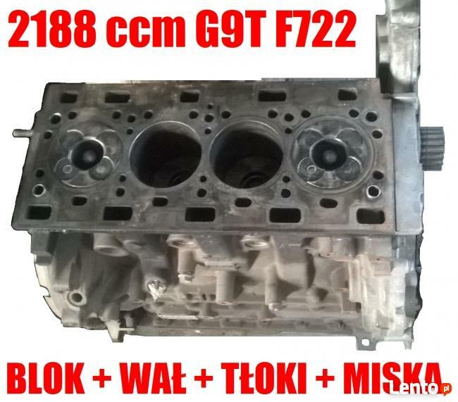 SILNIK BLOK WAŁ TŁOKI OPEL MOVANO 2.2 DTI DCI 90KM G9T F722