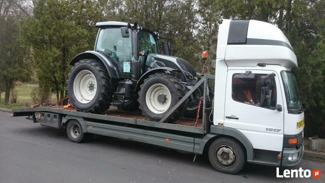 Transport maszyn ciągników koparek ładowarek niskopodwoziowy
