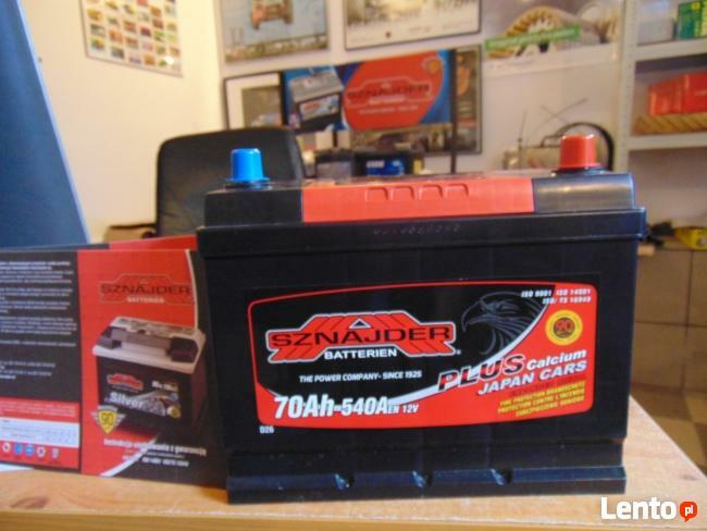 Akumulator Zap Sznajder Japoński prawo plus 70Ah 540A Kraków
