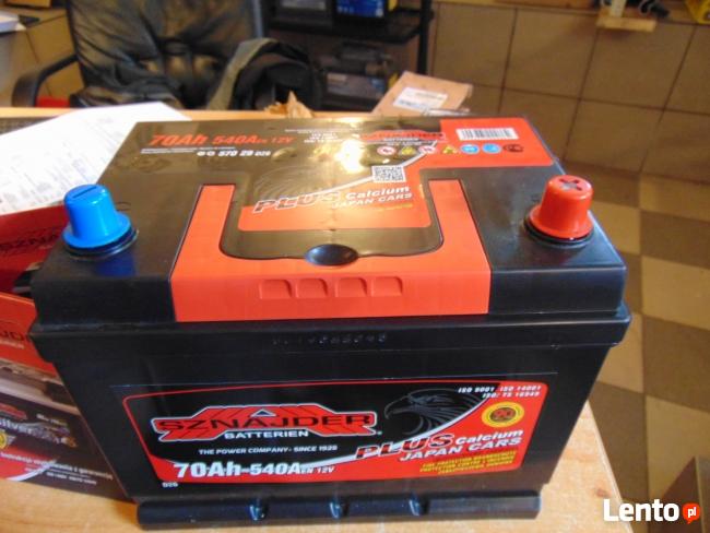 Akumulator Zap Sznajder Japoński prawo plus 70Ah 540A Kraków