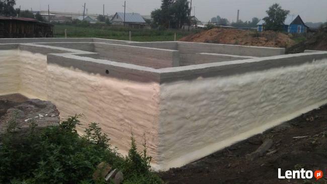 Ocieplenie pianką PUR, dachy, poddasza, natrysk