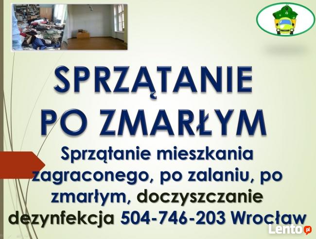 Sprzątanie po zalaniu, awarii, tel 504-746-203, cena,Wrocław