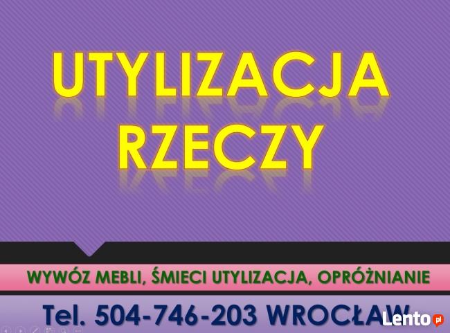 Sprzątanie strychu, garażu, cena tel 504-746-203, Wrocław