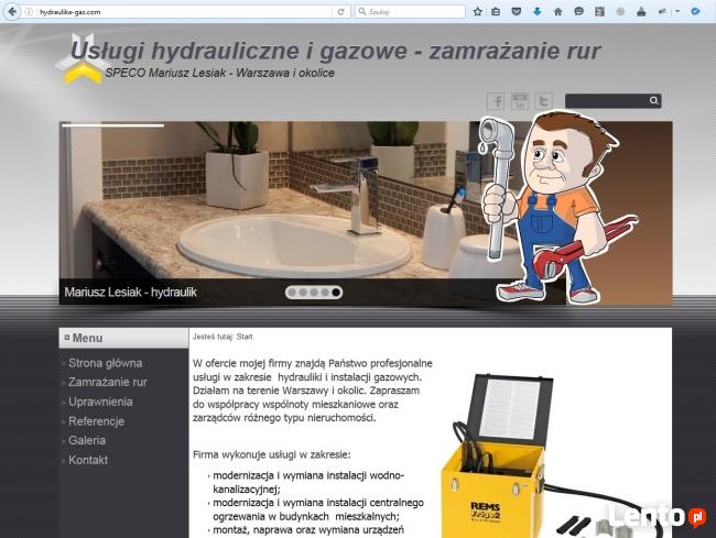 Zamrażanie rur, usługi hydrauliczne gaz - Warszawa i okolice