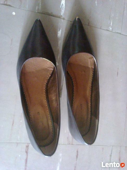 Ciemnobrązowe baleriny