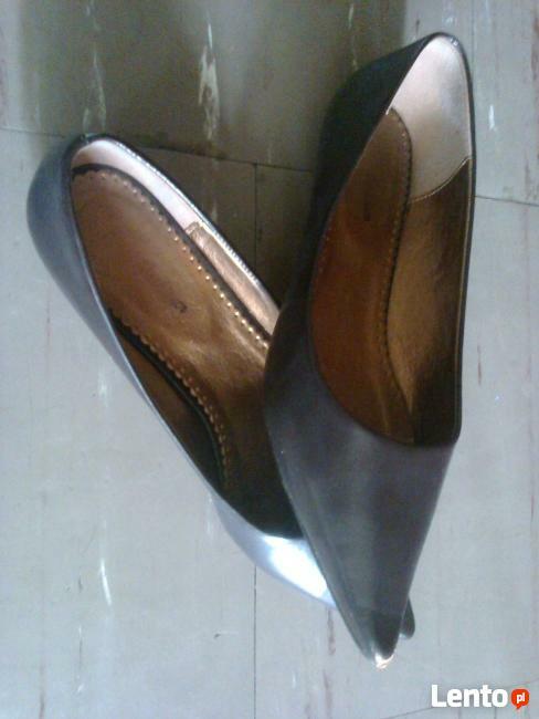 Ciemnobrązowe baleriny