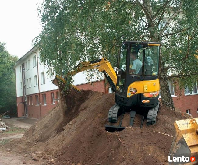 Mini koparka usługi Rybnik Knurów Orzesze Żory Gliwice Rudy