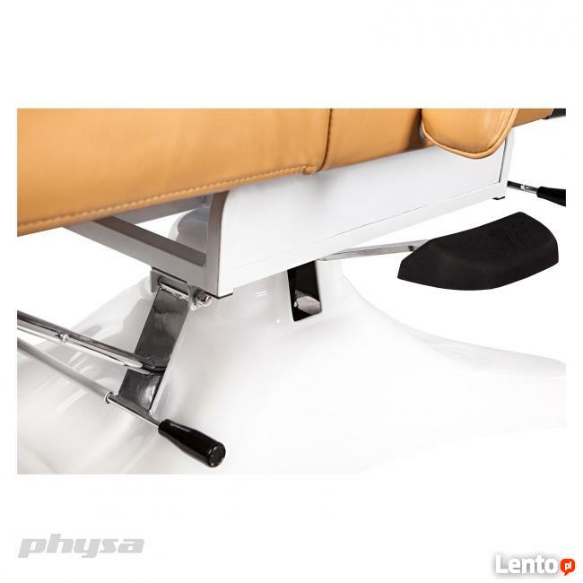 Fotel kosmetyczny łóżko do masażu wytrzymałe beżowe