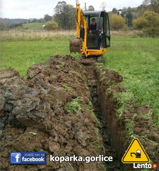 USŁUGI minikoparką mini koparką minikoparka Gorlice