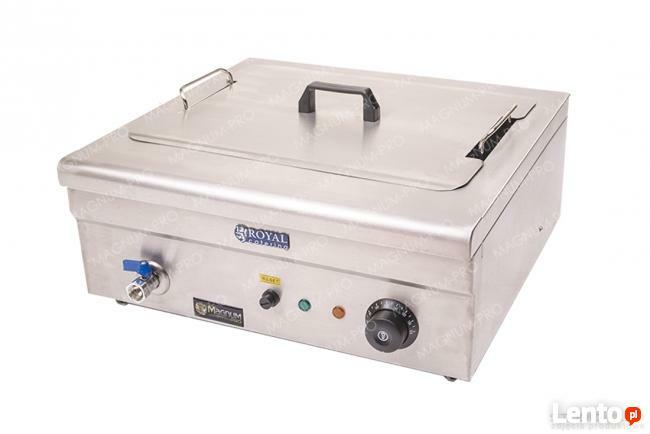 Smażalnik 18L, patelnia do pączków duży kosz 38x29 cm