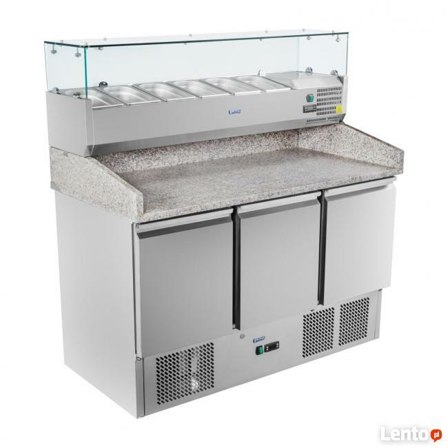 Stół chłodniczy 140x70cm granit nadstawka chłodnicza lodówka