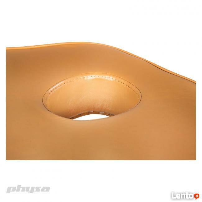 Fotel kosmetyczny łóżko do masażu wytrzymałe beżowe