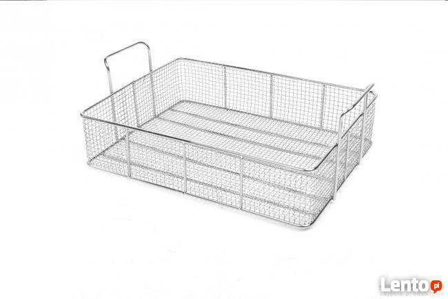 Smażalnik 18L, patelnia do pączków duży kosz 38x29 cm