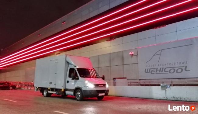 Transport towarów na paletach / Winda / Plandeka / Warszawa