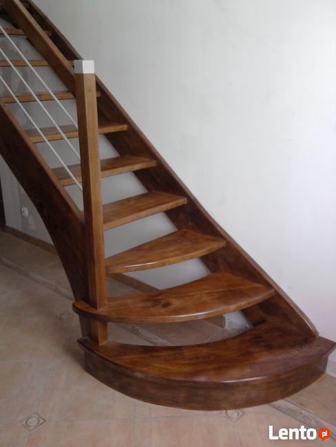 schody drewniane , stolarstwo