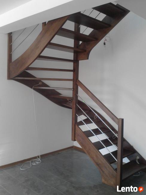 schody drewniane , stolarstwo