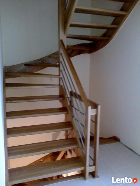 schody drewniane , stolarstwo