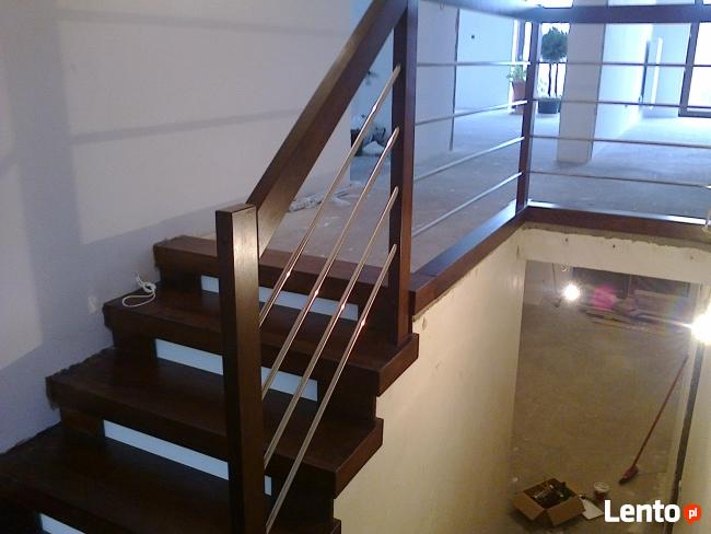 schody drewniane , stolarstwo