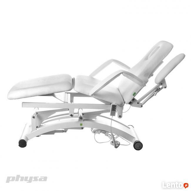 Łóżko do zabiegów masażu regulowane elektryczne