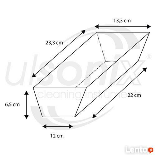 Myjka ultradźwiękowa oczyszczarka koszyk wanna 2L 50W