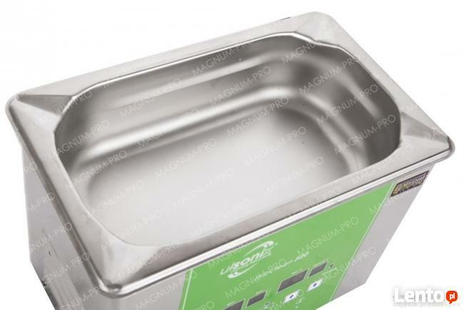 Myjka ultradźwiękowa oczyszczarka koszyk wanna 2L 50W