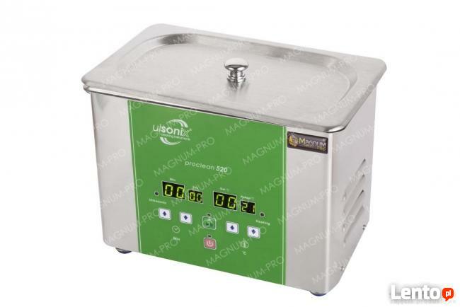 Myjka ultradźwiękowa oczyszczarka koszyk wanna 2L 50W