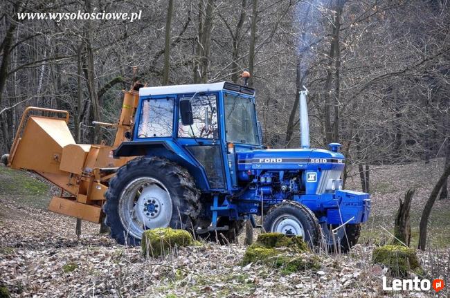Czyszczenie działek, usługi rębakiem, wykaszanie bijakową