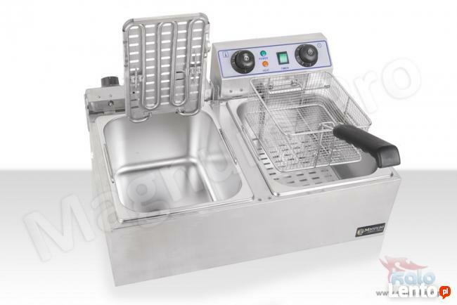 Podwójna frytkownica 2x10 litrów frytownica timer