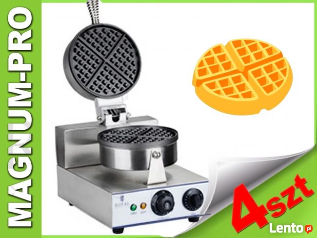 Gofrownica do gofrów okrągłych 1300W gofry belgijskie