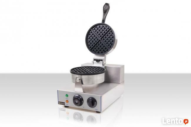 Gofrownica do gofrów okrągłych 1300W gofry belgijskie