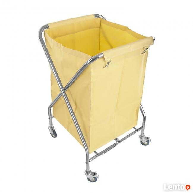 Składany wózek na pranie 200 litrów hamulce