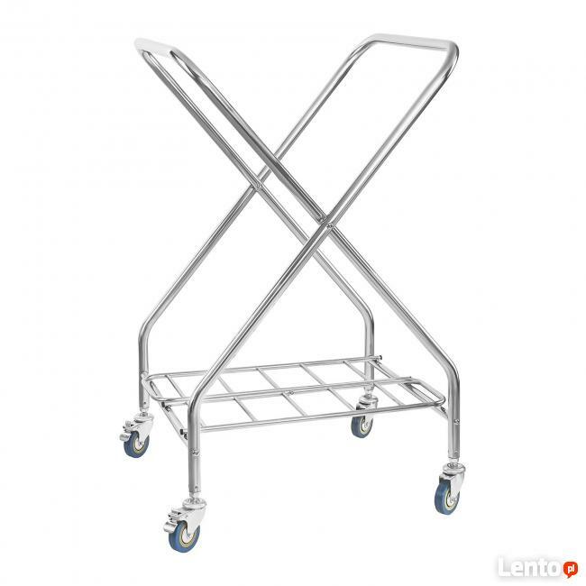 Składany wózek na pranie 200 litrów hamulce