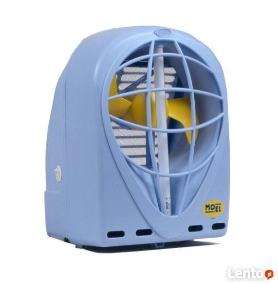 Włoska lampa owadobójcza, wiatrakowa lampa na owady do 100m2
