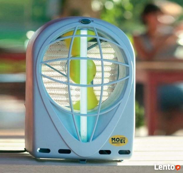 Włoska lampa owadobójcza, wiatrakowa lampa na owady do 100m2