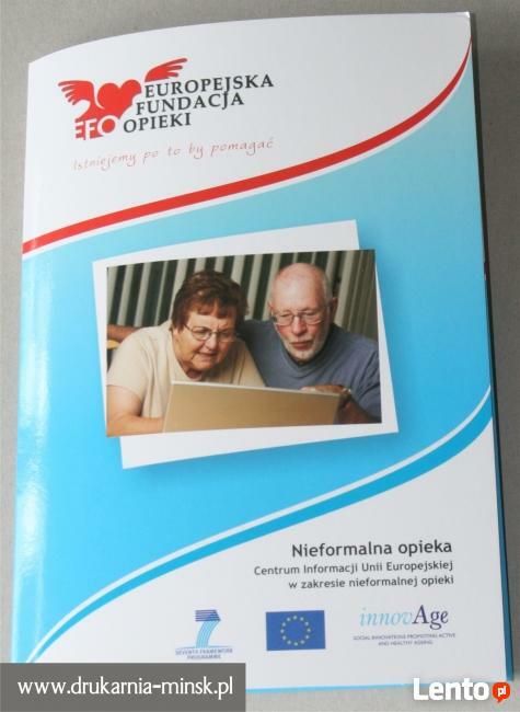 Teczki ofertowe drukarnia Mińsk Mazowiecki reklamy