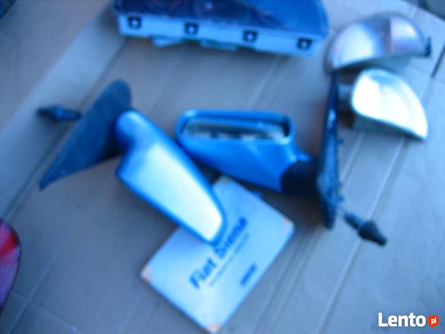 LUSTERKO PRAWE FIAT SIENA PALIO 1.6b 97-02 niebieskie