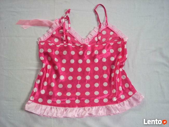 Secret Possessions koszulka do spania Grochy Falbanka M L