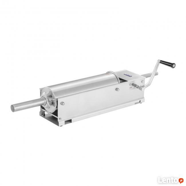 Szpryca nadziewarka do kiełbas pozioma 7 litrów lejki