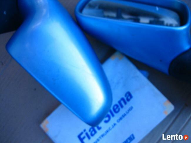 LUSTERKO PRAWE FIAT SIENA PALIO 1.6b 97-02 niebieskie