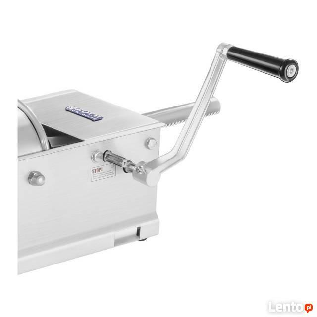 Szpryca nadziewarka do kiełbas pozioma 7 litrów lejki