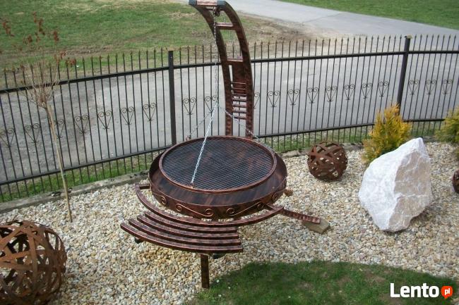 GRILL OGRODOWY WISZĄCY KUTY NOWOCZESNY UNIKAT