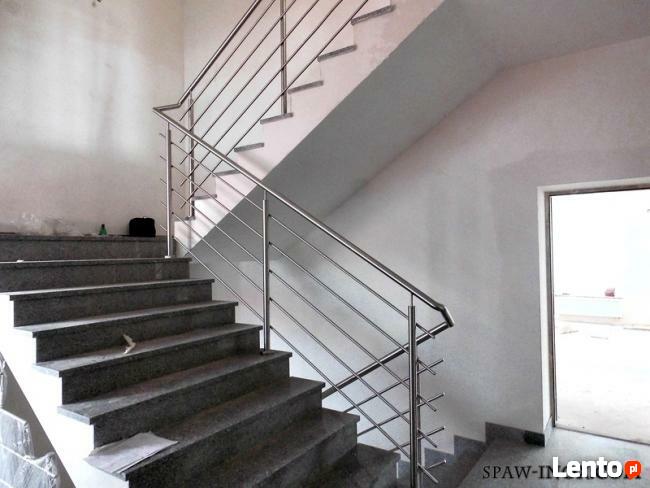 Balustrady nierdzewne, poręcze, itp