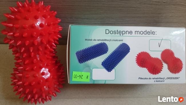 Wałek ORZESZEK do masażu z kolcami piłeczka masaż Φ 8 x 15