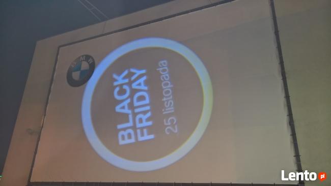 Wynajem wypożyczalnia LOGO GOBO projektora z własnym napisem