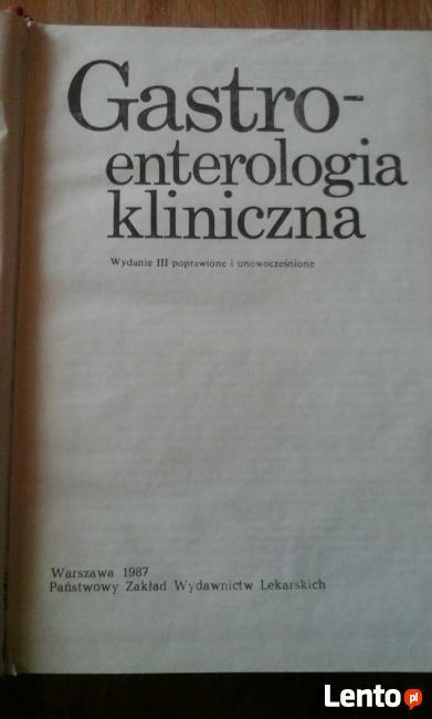 Gastro-enterologia kliniczna -Stanisław Konturka