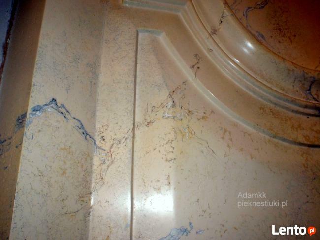 Stiuki.Imitacje marmuru, granitu na kolumy, sciany, kominki.