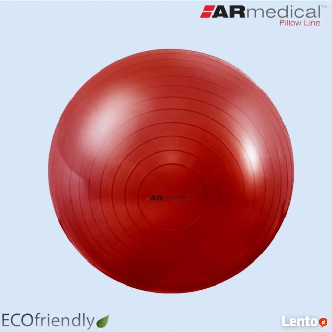 Piłka rehabilitacyjna ABS-55 czerwona Armedical + pompka