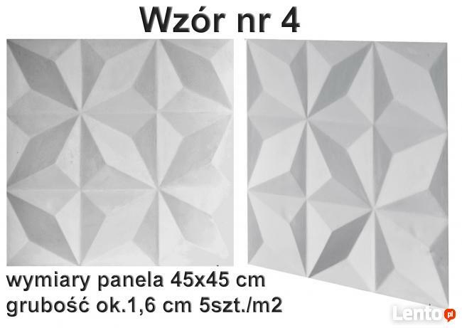 Płytki marokańskie ścienne MOZAIKA 3D panel dekoracyjny gips
