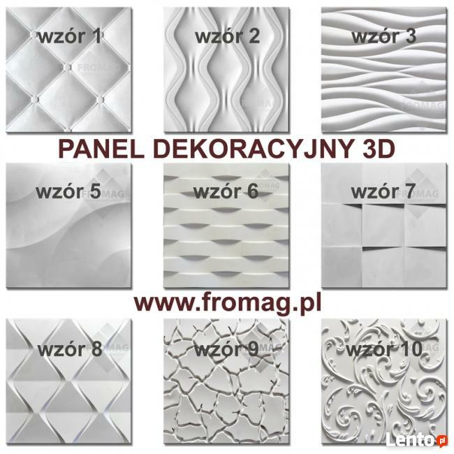 Płytki marokańskie ścienne MOZAIKA 3D panel dekoracyjny gips