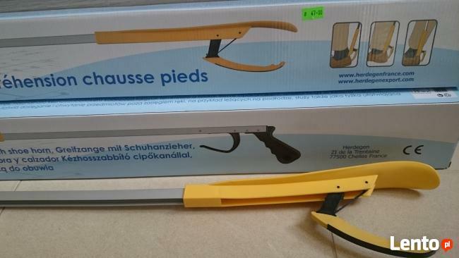 Chwytak z magnesem oraz łyżką do butów dla osób niepełnospra